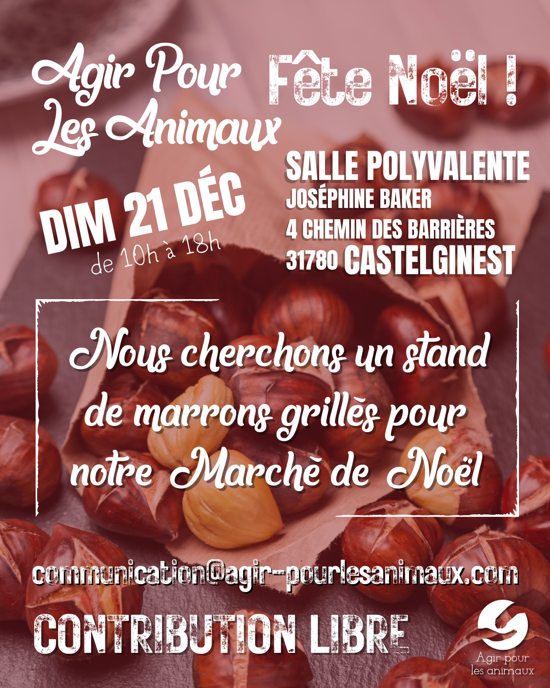 Noel 2025 recherche stand marrons grilles